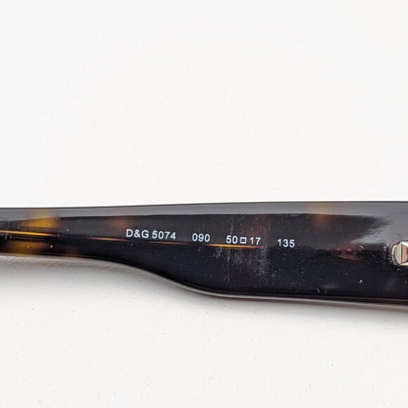🕶️Dolce&Gabbana D&G5074 Eyeglasses 50/17 135 /ALD308🕶️ - Picture 7 of 9